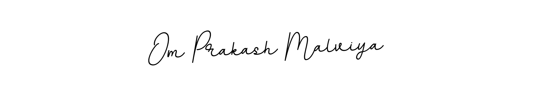 Design your own signature with our free online signature maker. With this signature software, you can create a handwritten (BallpointsItalic-DORy9) signature for name Om Prakash Malviya. Om Prakash Malviya signature style 11 images and pictures png