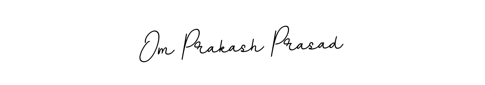 The best way (BallpointsItalic-DORy9) to make a short signature is to pick only two or three words in your name. The name Om Prakash Prasad include a total of six letters. For converting this name. Om Prakash Prasad signature style 11 images and pictures png