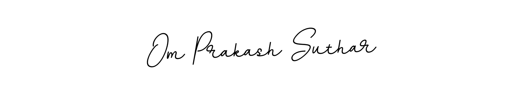 Om Prakash Suthar stylish signature style. Best Handwritten Sign (BallpointsItalic-DORy9) for my name. Handwritten Signature Collection Ideas for my name Om Prakash Suthar. Om Prakash Suthar signature style 11 images and pictures png