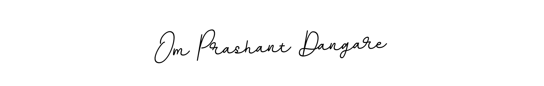 Om Prashant Dangare stylish signature style. Best Handwritten Sign (BallpointsItalic-DORy9) for my name. Handwritten Signature Collection Ideas for my name Om Prashant Dangare. Om Prashant Dangare signature style 11 images and pictures png