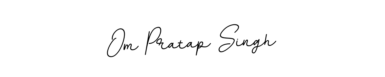 Use a signature maker to create a handwritten signature online. With this signature software, you can design (BallpointsItalic-DORy9) your own signature for name Om Pratap Singh. Om Pratap Singh signature style 11 images and pictures png