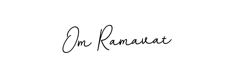 It looks lik you need a new signature style for name Om Ramavat. Design unique handwritten (BallpointsItalic-DORy9) signature with our free signature maker in just a few clicks. Om Ramavat signature style 11 images and pictures png