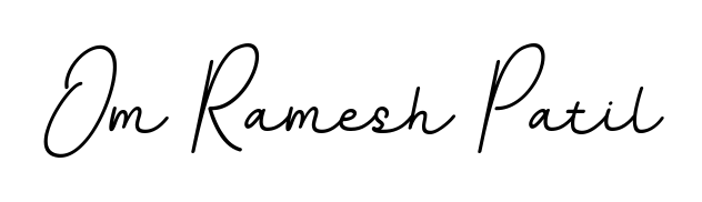Style your name Om Ramesh Patil with confidence using BallpointsItalic-DORy9 signature design. Simple, elegant, and ready for immediate document use. Om Ramesh Patil signature style 11 images and pictures png