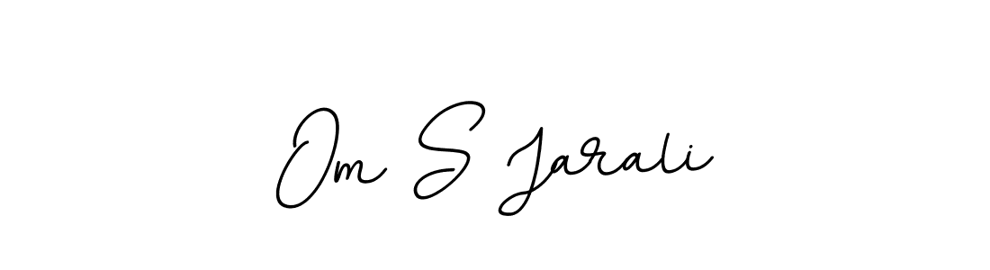 Also You can easily find your signature by using the search form. We will create Om S Jarali name handwritten signature images for you free of cost using BallpointsItalic-DORy9 sign style. Om S Jarali signature style 11 images and pictures png
