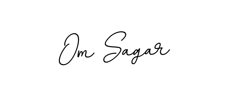 Create a beautiful signature design for name Om Sagar. With this signature (BallpointsItalic-DORy9) fonts, you can make a handwritten signature for free. Om Sagar signature style 11 images and pictures png