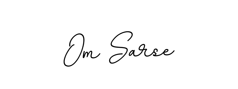 Use a signature maker to create a handwritten signature online. With this signature software, you can design (BallpointsItalic-DORy9) your own signature for name Om Sarse. Om Sarse signature style 11 images and pictures png