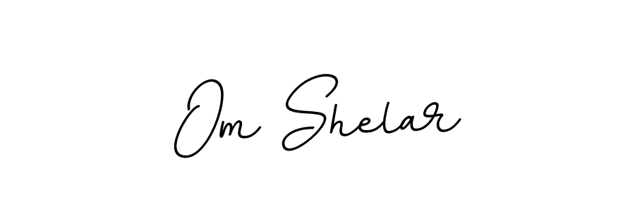 Create a beautiful signature design for name Om Shelar. With this signature (BallpointsItalic-DORy9) fonts, you can make a handwritten signature for free. Om Shelar signature style 11 images and pictures png