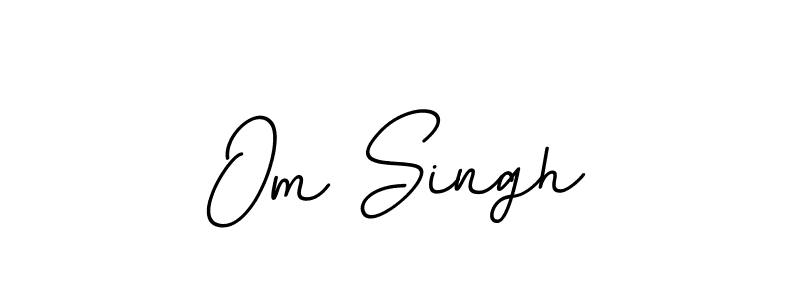 Om Singh stylish signature style. Best Handwritten Sign (BallpointsItalic-DORy9) for my name. Handwritten Signature Collection Ideas for my name Om Singh. Om Singh signature style 11 images and pictures png