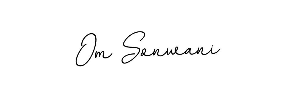It looks lik you need a new signature style for name Om Sonwani. Design unique handwritten (BallpointsItalic-DORy9) signature with our free signature maker in just a few clicks. Om Sonwani signature style 11 images and pictures png
