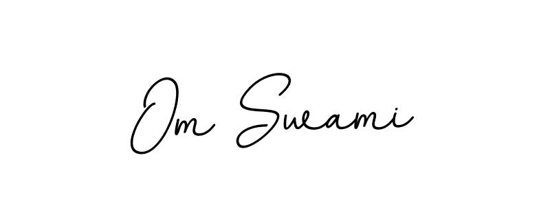 Design your own signature with our free online signature maker. With this signature software, you can create a handwritten (BallpointsItalic-DORy9) signature for name Om Swami. Om Swami signature style 11 images and pictures png