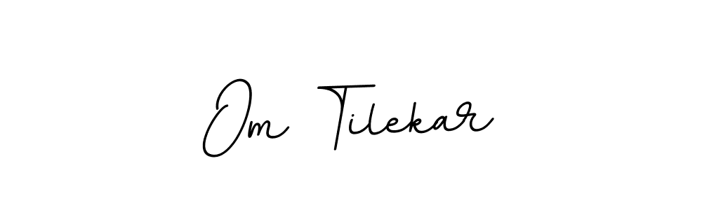 BallpointsItalic-DORy9 is a professional signature style that is perfect for those who want to add a touch of class to their signature. It is also a great choice for those who want to make their signature more unique. Get Om Tilekar name to fancy signature for free. Om Tilekar signature style 11 images and pictures png