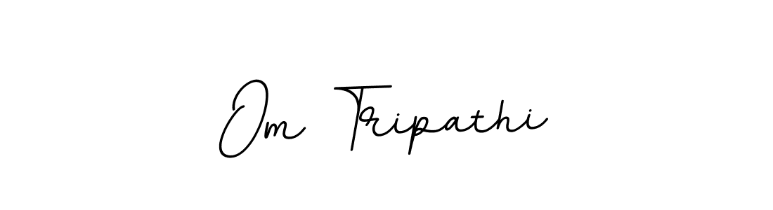 Make a beautiful signature design for name Om Tripathi. With this signature (BallpointsItalic-DORy9) style, you can create a handwritten signature for free. Om Tripathi signature style 11 images and pictures png