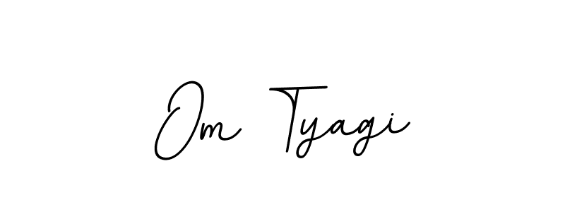 It looks lik you need a new signature style for name Om Tyagi. Design unique handwritten (BallpointsItalic-DORy9) signature with our free signature maker in just a few clicks. Om Tyagi signature style 11 images and pictures png