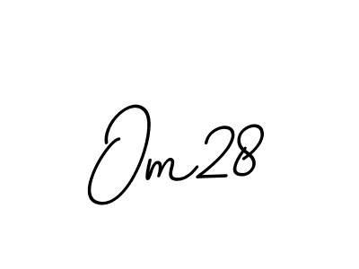 if you are searching for the best signature style for your name Om28. so please give up your signature search. here we have designed multiple signature styles  using BallpointsItalic-DORy9. Om28 signature style 11 images and pictures png