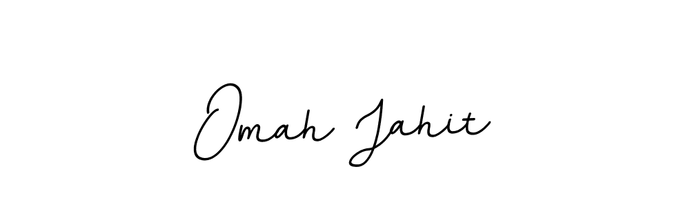 Use a signature maker to create a handwritten signature online. With this signature software, you can design (BallpointsItalic-DORy9) your own signature for name Omah Jahit. Omah Jahit signature style 11 images and pictures png