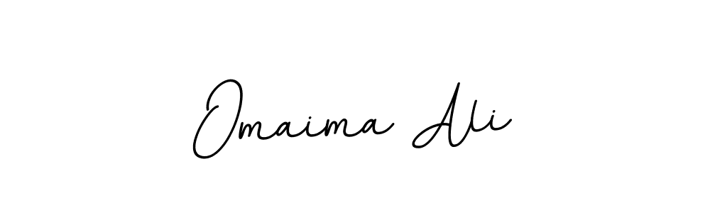 Omaima Ali stylish signature style. Best Handwritten Sign (BallpointsItalic-DORy9) for my name. Handwritten Signature Collection Ideas for my name Omaima Ali. Omaima Ali signature style 11 images and pictures png