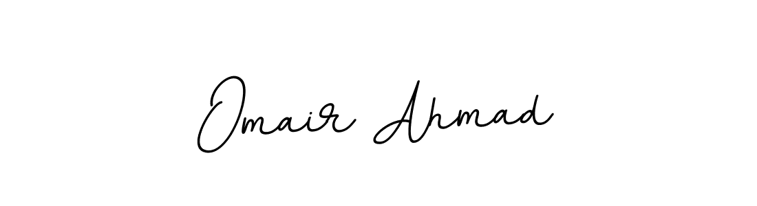 You should practise on your own different ways (BallpointsItalic-DORy9) to write your name (Omair Ahmad) in signature. don't let someone else do it for you. Omair Ahmad signature style 11 images and pictures png