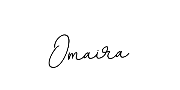 How to make Omaira name signature. Use BallpointsItalic-DORy9 style for creating short signs online. This is the latest handwritten sign. Omaira signature style 11 images and pictures png
