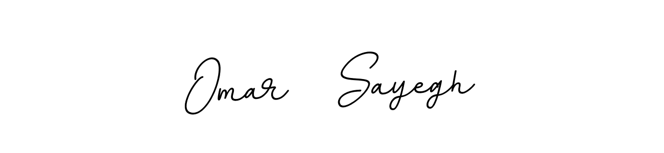 Also we have Omar   Sayegh name is the best signature style. Create professional handwritten signature collection using BallpointsItalic-DORy9 autograph style. Omar   Sayegh signature style 11 images and pictures png