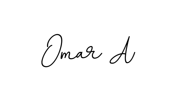 You should practise on your own different ways (BallpointsItalic-DORy9) to write your name (Omar A) in signature. don't let someone else do it for you. Omar A signature style 11 images and pictures png