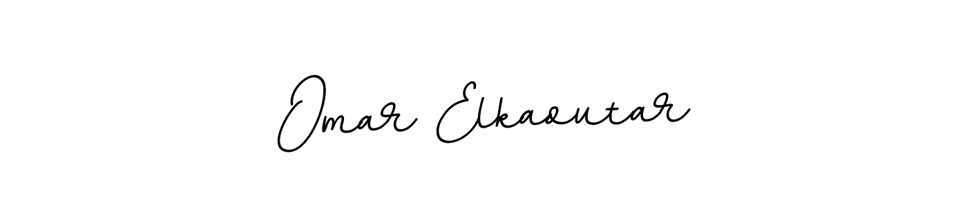 The best way (BallpointsItalic-DORy9) to make a short signature is to pick only two or three words in your name. The name Omar Elkaoutar include a total of six letters. For converting this name. Omar Elkaoutar signature style 11 images and pictures png