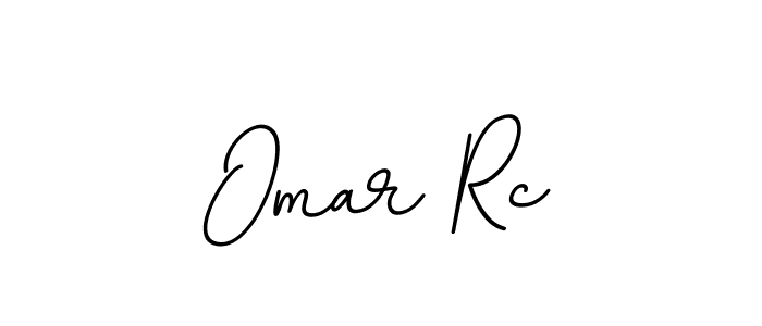 Create a beautiful signature design for name Omar Rc. With this signature (BallpointsItalic-DORy9) fonts, you can make a handwritten signature for free. Omar Rc signature style 11 images and pictures png