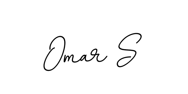 This is the best signature style for the Omar S name. Also you like these signature font (BallpointsItalic-DORy9). Mix name signature. Omar S signature style 11 images and pictures png