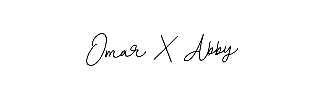 Make a beautiful signature design for name Omar X Abby. Use this online signature maker to create a handwritten signature for free. Omar X Abby signature style 11 images and pictures png