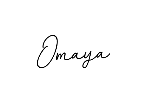 How to make Omaya name signature. Use BallpointsItalic-DORy9 style for creating short signs online. This is the latest handwritten sign. Omaya signature style 11 images and pictures png