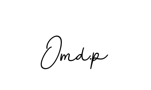 You should practise on your own different ways (BallpointsItalic-DORy9) to write your name (Omd.p) in signature. don't let someone else do it for you. Omd.p signature style 11 images and pictures png