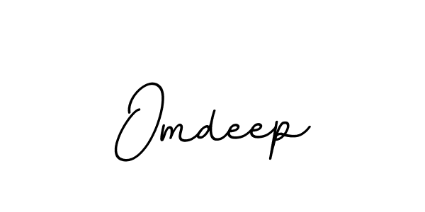 Also we have Omdeep name is the best signature style. Create professional handwritten signature collection using BallpointsItalic-DORy9 autograph style. Omdeep signature style 11 images and pictures png