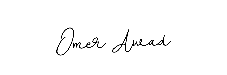 Omer Awad stylish signature style. Best Handwritten Sign (BallpointsItalic-DORy9) for my name. Handwritten Signature Collection Ideas for my name Omer Awad. Omer Awad signature style 11 images and pictures png