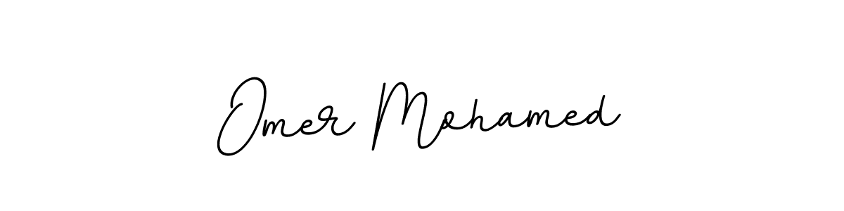 You should practise on your own different ways (BallpointsItalic-DORy9) to write your name (Omer Mohamed) in signature. don't let someone else do it for you. Omer Mohamed signature style 11 images and pictures png