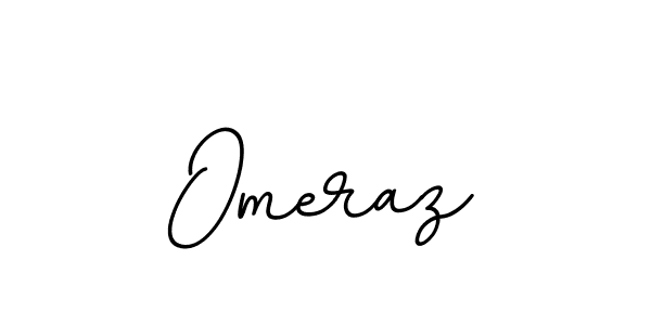 Design your own signature with our free online signature maker. With this signature software, you can create a handwritten (BallpointsItalic-DORy9) signature for name Omeraz. Omeraz signature style 11 images and pictures png