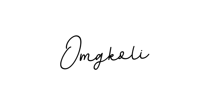 How to make Omgkoli signature? BallpointsItalic-DORy9 is a professional autograph style. Create handwritten signature for Omgkoli name. Omgkoli signature style 11 images and pictures png