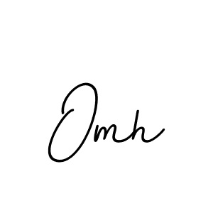 How to make Omh signature? BallpointsItalic-DORy9 is a professional autograph style. Create handwritten signature for Omh name. Omh signature style 11 images and pictures png