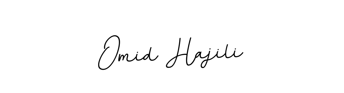 Make a beautiful signature design for name Omid Hajili. With this signature (BallpointsItalic-DORy9) style, you can create a handwritten signature for free. Omid Hajili signature style 11 images and pictures png