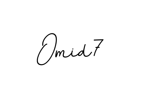 Make a beautiful signature design for name Omid7. Use this online signature maker to create a handwritten signature for free. Omid7 signature style 11 images and pictures png