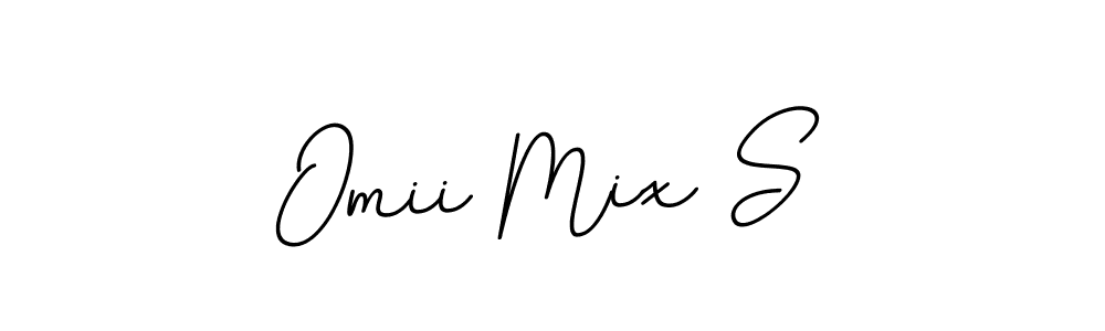 How to make Omii Mix S name signature. Use BallpointsItalic-DORy9 style for creating short signs online. This is the latest handwritten sign. Omii Mix S signature style 11 images and pictures png