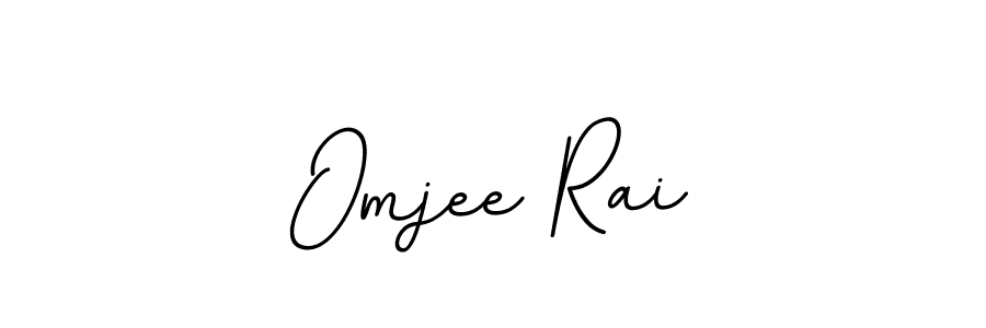 Create a beautiful signature design for name Omjee Rai. With this signature (BallpointsItalic-DORy9) fonts, you can make a handwritten signature for free. Omjee Rai signature style 11 images and pictures png