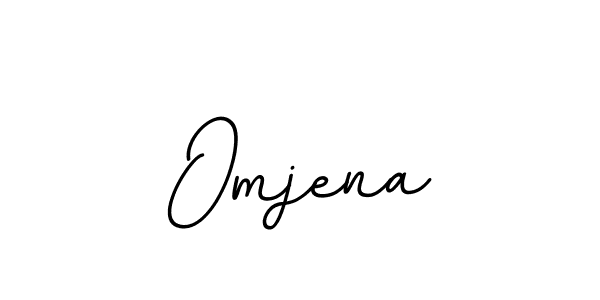 Design your own signature with our free online signature maker. With this signature software, you can create a handwritten (BallpointsItalic-DORy9) signature for name Omjena. Omjena signature style 11 images and pictures png