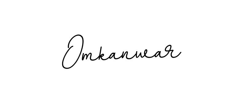 Use a signature maker to create a handwritten signature online. With this signature software, you can design (BallpointsItalic-DORy9) your own signature for name Omkanwar. Omkanwar signature style 11 images and pictures png