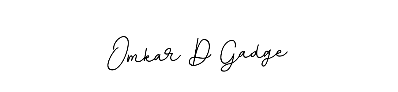 How to make Omkar D Gadge signature? BallpointsItalic-DORy9 is a professional autograph style. Create handwritten signature for Omkar D Gadge name. Omkar D Gadge signature style 11 images and pictures png