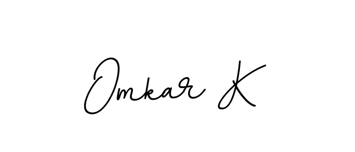 Make a beautiful signature design for name Omkar K. Use this online signature maker to create a handwritten signature for free. Omkar K signature style 11 images and pictures png