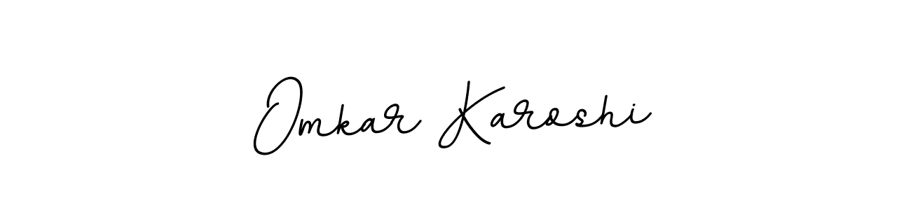 Design your own signature with our free online signature maker. With this signature software, you can create a handwritten (BallpointsItalic-DORy9) signature for name Omkar Karoshi. Omkar Karoshi signature style 11 images and pictures png