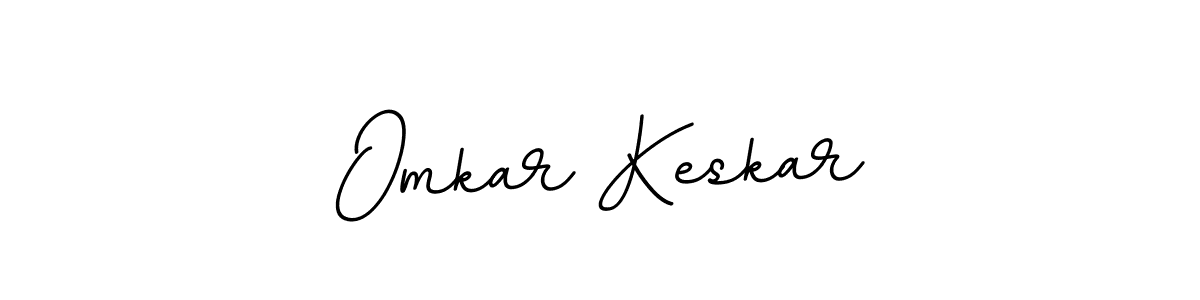 Create a beautiful signature design for name Omkar Keskar. With this signature (BallpointsItalic-DORy9) fonts, you can make a handwritten signature for free. Omkar Keskar signature style 11 images and pictures png