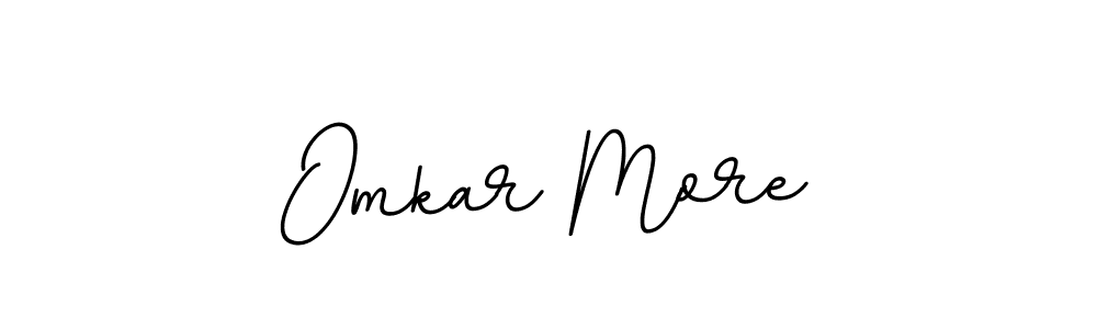 This is the best signature style for the Omkar More name. Also you like these signature font (BallpointsItalic-DORy9). Mix name signature. Omkar More signature style 11 images and pictures png