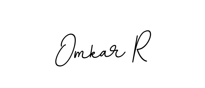 Use a signature maker to create a handwritten signature online. With this signature software, you can design (BallpointsItalic-DORy9) your own signature for name Omkar R. Omkar R signature style 11 images and pictures png