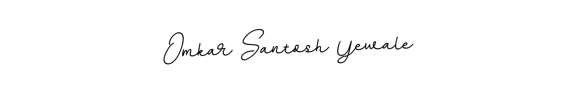 Make a beautiful signature design for name Omkar Santosh Yewale. Use this online signature maker to create a handwritten signature for free. Omkar Santosh Yewale signature style 11 images and pictures png