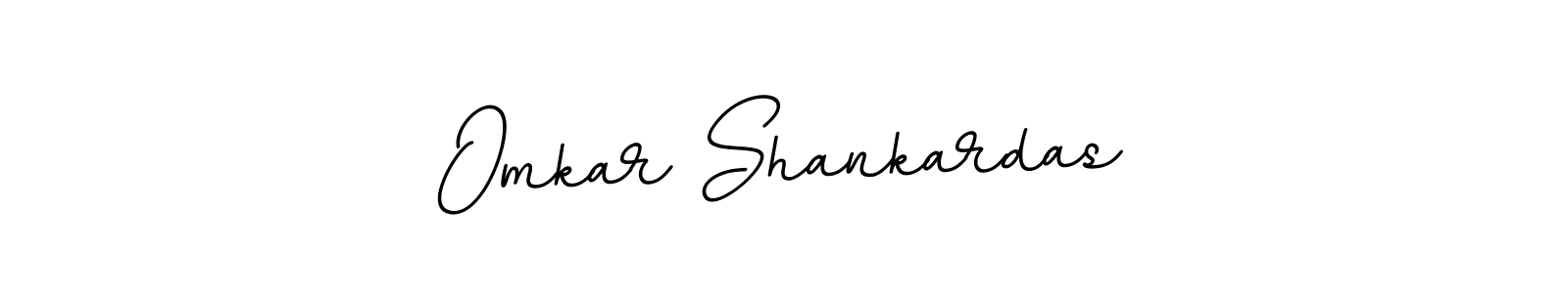 Make a beautiful signature design for name Omkar Shankardas. With this signature (BallpointsItalic-DORy9) style, you can create a handwritten signature for free. Omkar Shankardas signature style 11 images and pictures png